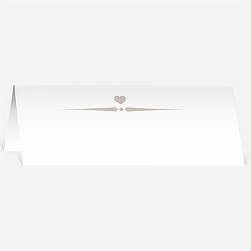 Marque-place mariage scintillements