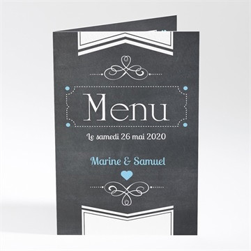 Menu mariage vintage ardoise photo