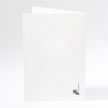 Menu mariage a la croisée des chemins - Dos du menu