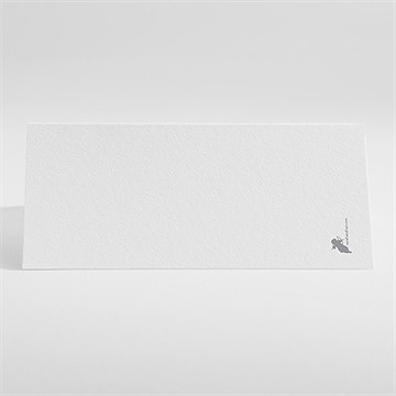 Marque-place mariage imitation original beige - Dos du marque-place