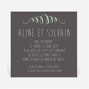 Carton d'invitation mariage oui avec photo!