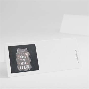 Marque-place mariage belle ardoise mariage