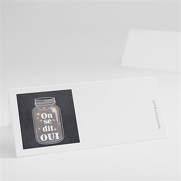 Marque-place mariage belle ardoise mariage