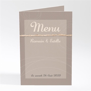 Menu mariage le duo