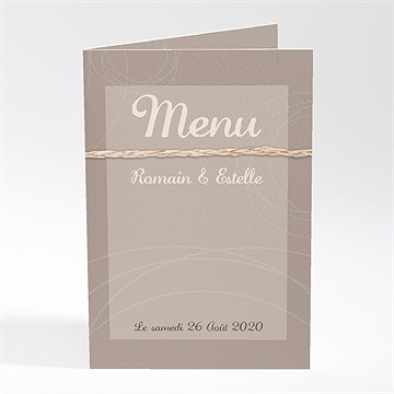 Menu mariage le duo