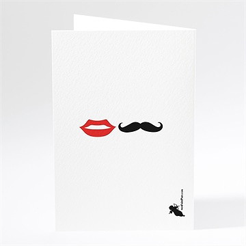 Menu mariage humouristique tendance photo - Dos du menu