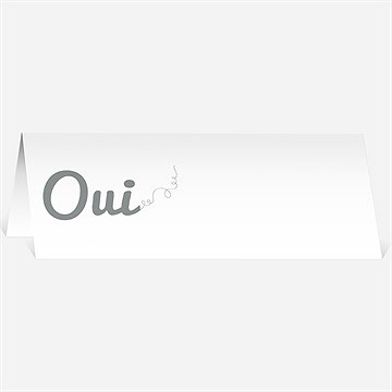 Marque-place mariage toi + moi