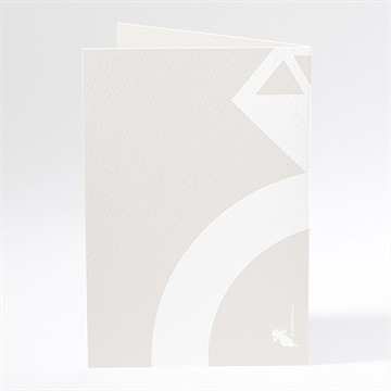 Menu mariage notre diamant - Dos du menu