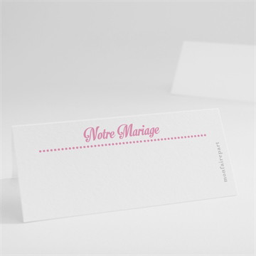 Marque-place mariage programme vintage et ardoise