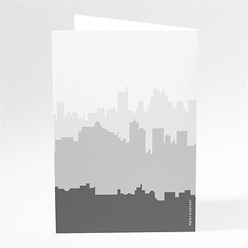 Menu mariage romantisme à moto - Dos du menu