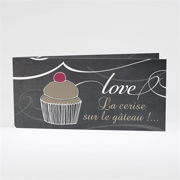 Faire-part mariage love cake