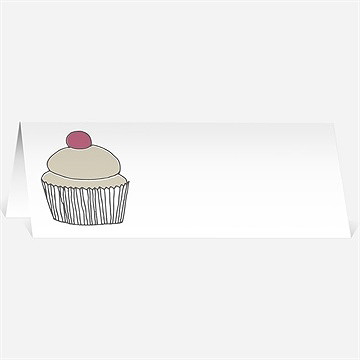 Marque-place mariage love cake