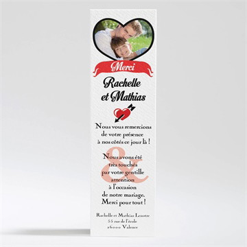 Remerciement mariage pour le meilleur