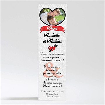 Remerciement mariage pour le meilleur