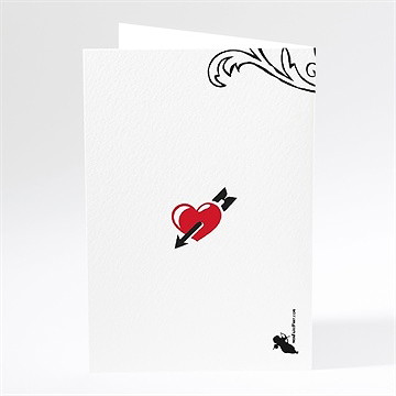 Menu mariage pour le meilleur - Dos du menu