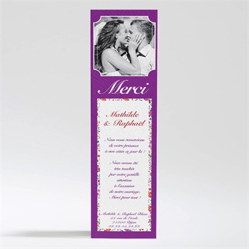 Remerciement mariage oui en fleurs photos