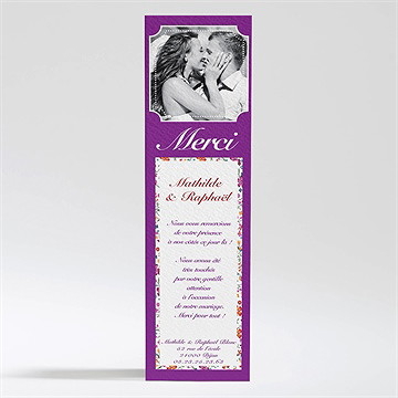 Remerciement mariage oui en fleurs photos