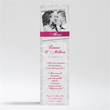 Remerciement mariage gros noeud