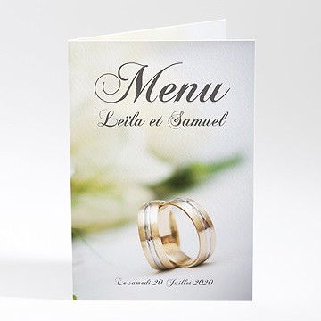 Menu mariage nos alliances