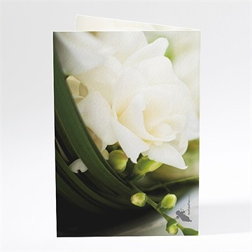 Menu mariage nos alliances - Dos du menu