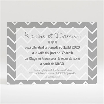 Carton d'invitation mariage avec nous