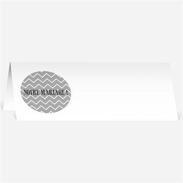 Marque-place mariage avec nous