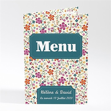 Menu mariage liberty fruité