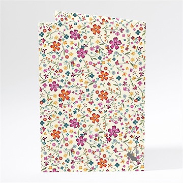 Menu mariage liberty fruité - Dos du menu