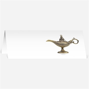Marque-place mariage lampe merveilleuse