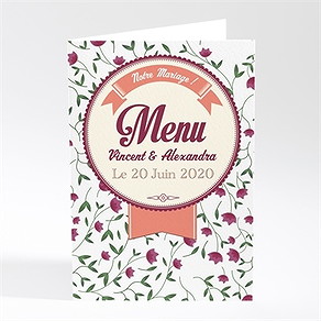 Menu mariage ils se disent oui !