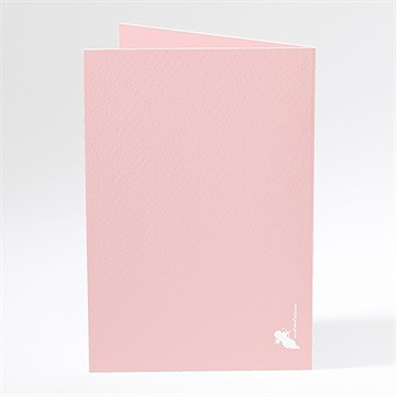 Menu baptême bandeau simple - Dos du menu