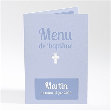 Menu baptême bandeau programme
