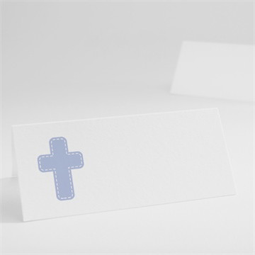 Marque-place baptême bandeau programme