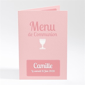 Menu communion beauté naturelle