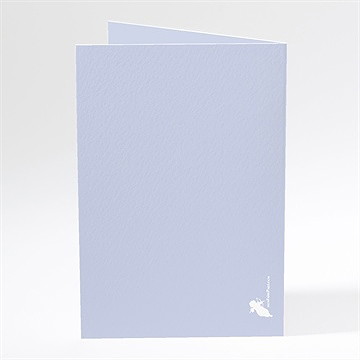 Menu communion original recto verso - Dos du menu