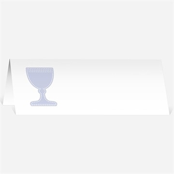 Marque-place communion original recto verso