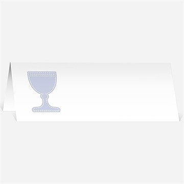 Marque-place communion original recto verso