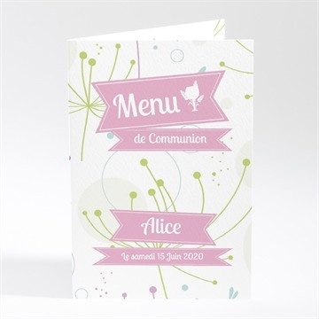 Menu communion mon annonce photo
