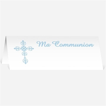 Marque-place communion moderne et doux