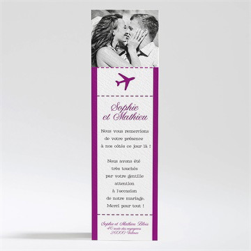 Remerciement mariage air union