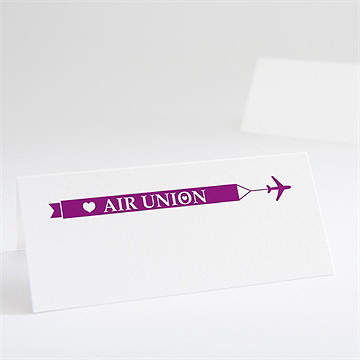 Marque-place mariage air union