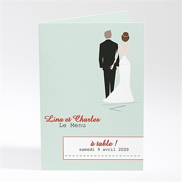 Menu mariage illustrations originales photo