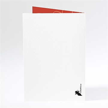 Menu mariage elle & lui symboles - Dos du menu