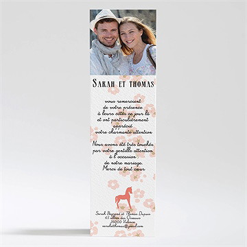 Remerciement mariage notre petit manège