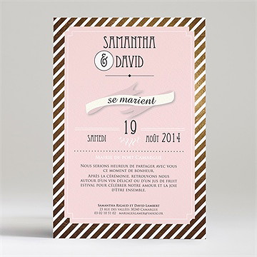 Faire-part mariage notre annonce