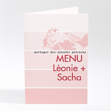 Menu mariage le joli noeud du mariage