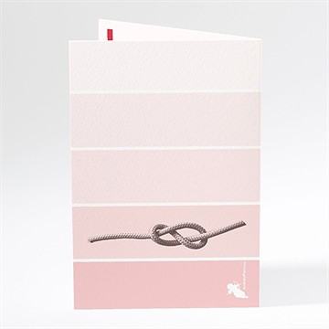 Menu mariage le joli noeud du mariage - Dos du menu