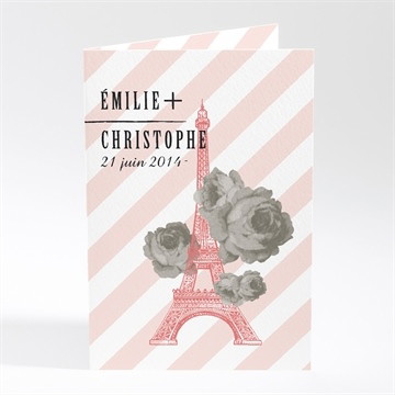 Faire-part mariage autour de la tour eiffel