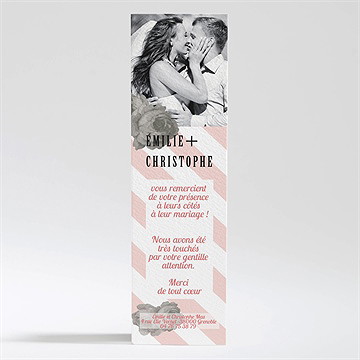 Remerciement mariage autour de la tour eiffel