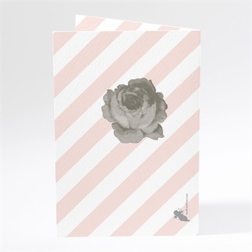 Menu mariage autour de la tour eiffel - Dos du menu